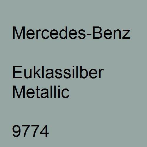 Mercedes-Benz, Euklassilber Metallic, 9774.